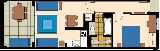 One-Bed Lot Plan